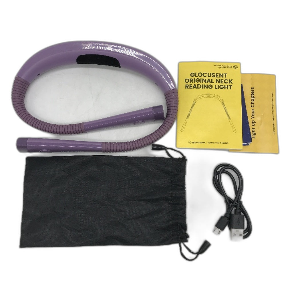 Glocusent LED Neck Reading Wearable Book Light With Timer 3 Brightness Levels
