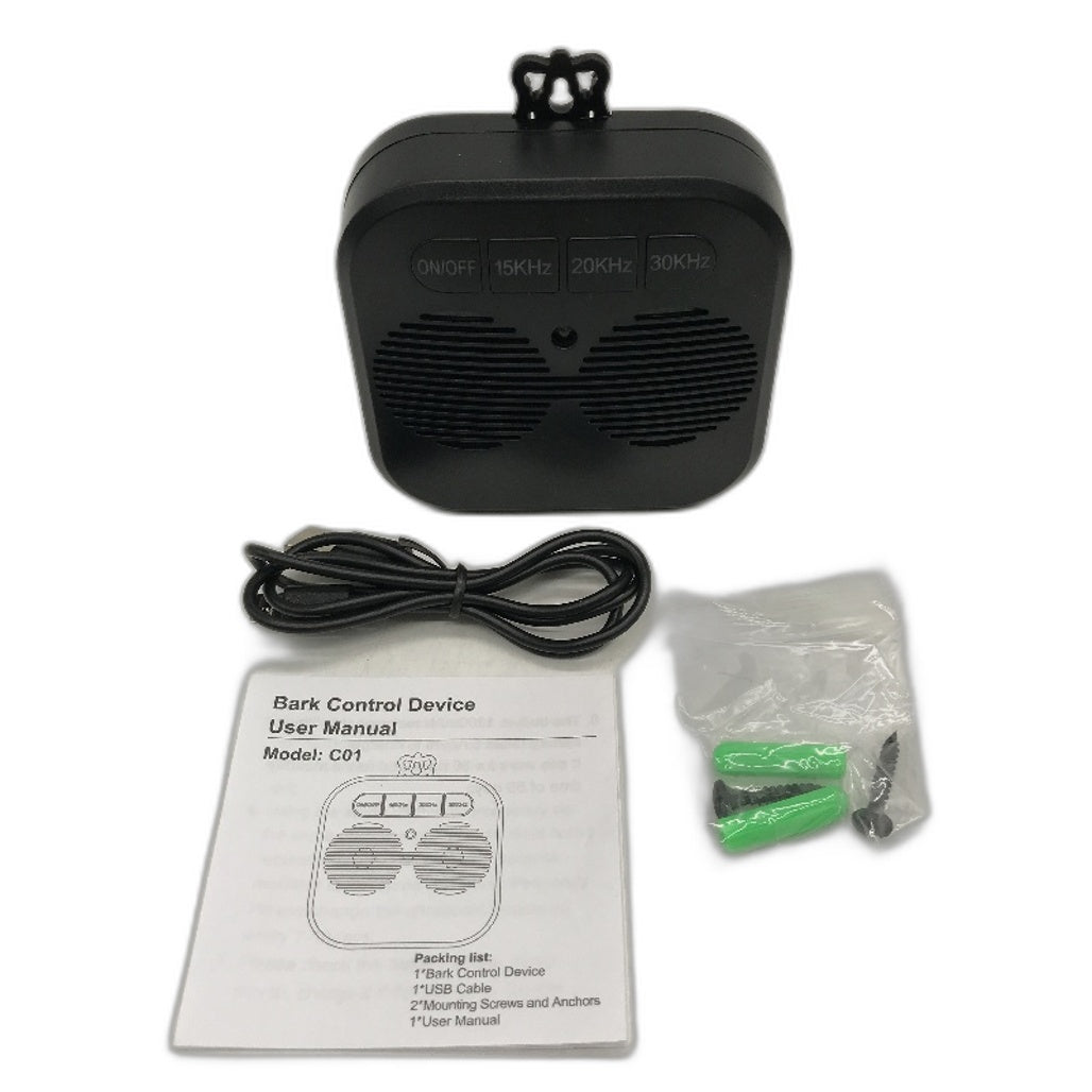 Anti-Barking Device For Dogs 33FT Humane Ultrasonic Dog Bark Deterrent