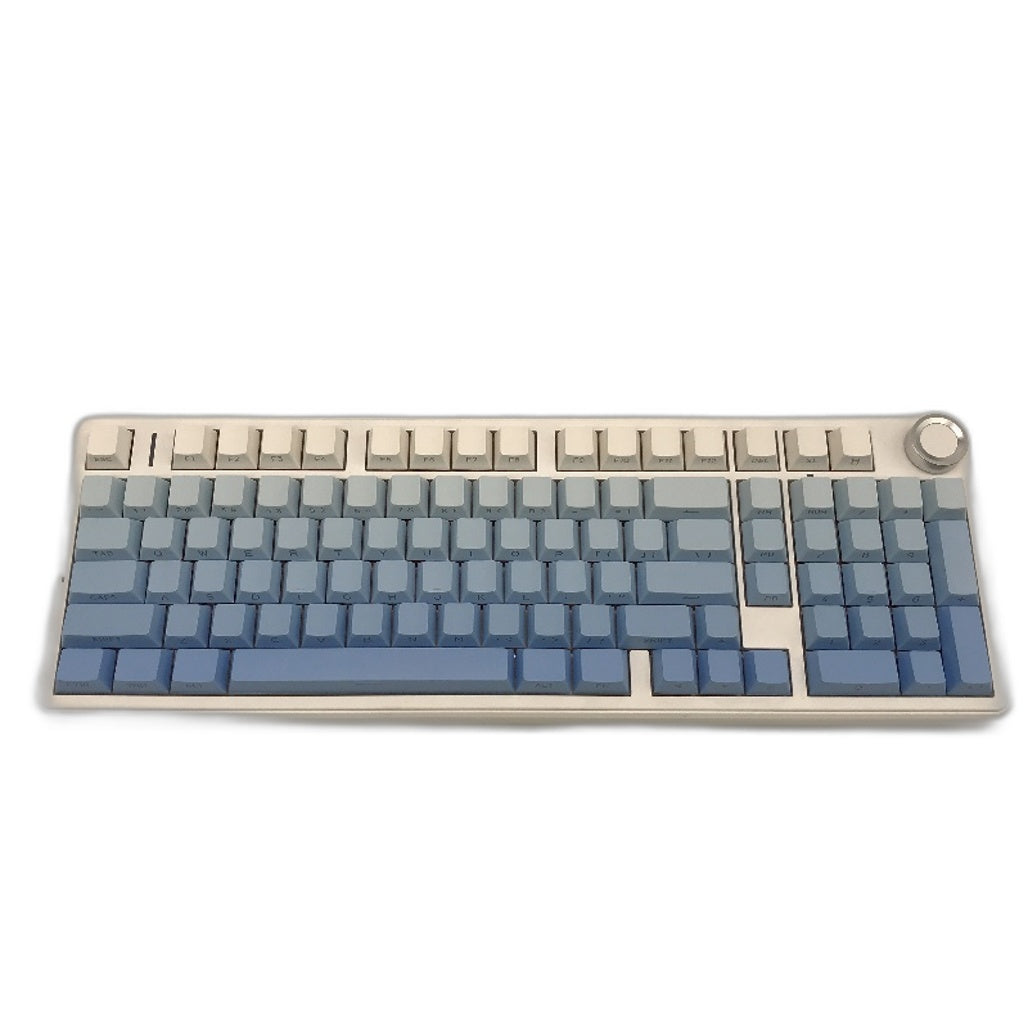 EPOMAKER X Aula Wireless Gaming Mechanical Keyboard White & Blue RGB Lights