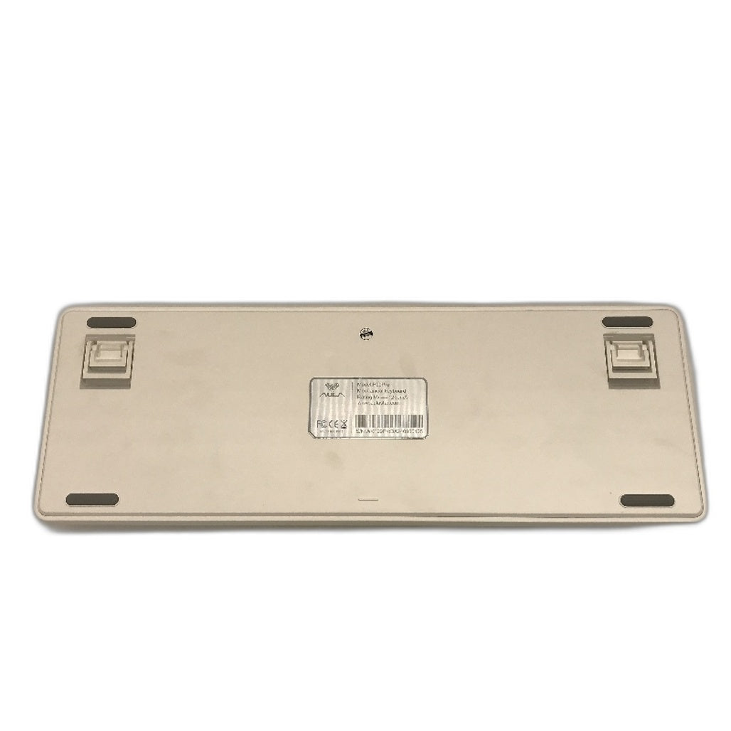 EPOMAKER X Aula Wireless Gaming Mechanical Keyboard White & Blue RGB Lights