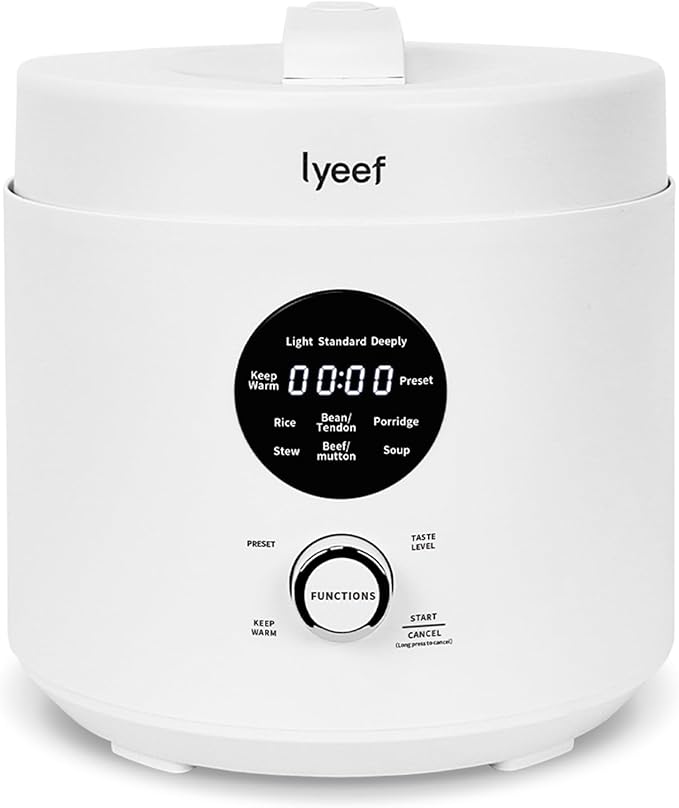 Lyeef Electric Pressure Cooker 5L Rice Cooker Knob Control Non Stick Pot NEW