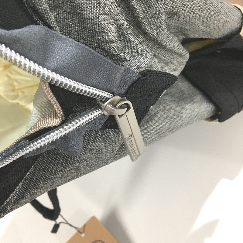 Pipi Bear Nappy Diaper Changing Bag & Pad Multifunctional Waterproof Grey NEW