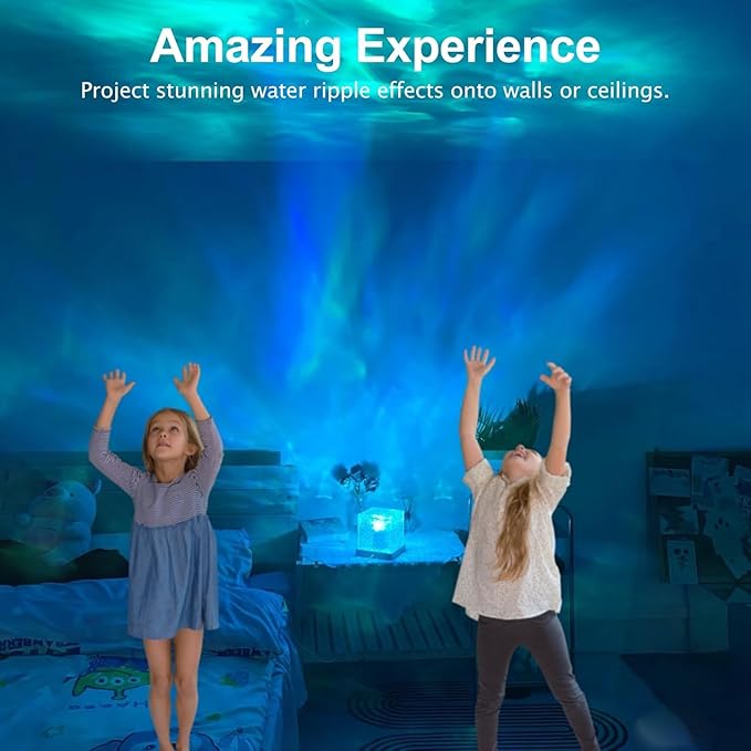 Ocean Wave Projector USB Dynamic Water Pattern Light Remote Control Lamp NEW