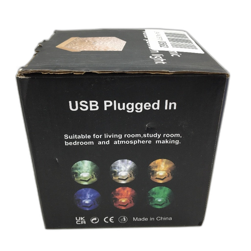 Ocean Wave Projector USB Dynamic Water Pattern Light Remote Control Lamp NEW