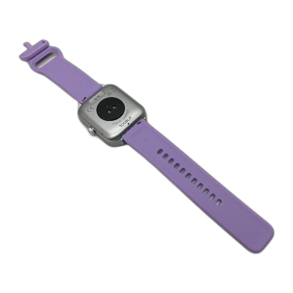 TOOBUR Smart Watch Built In Alexa Touch Screen IP68 Waterproof Blood Oxygen NEW