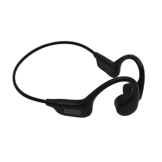 August EP400B Bone Conduction Bluetooth 5.3 Headphones Lightweight Wireless NEW