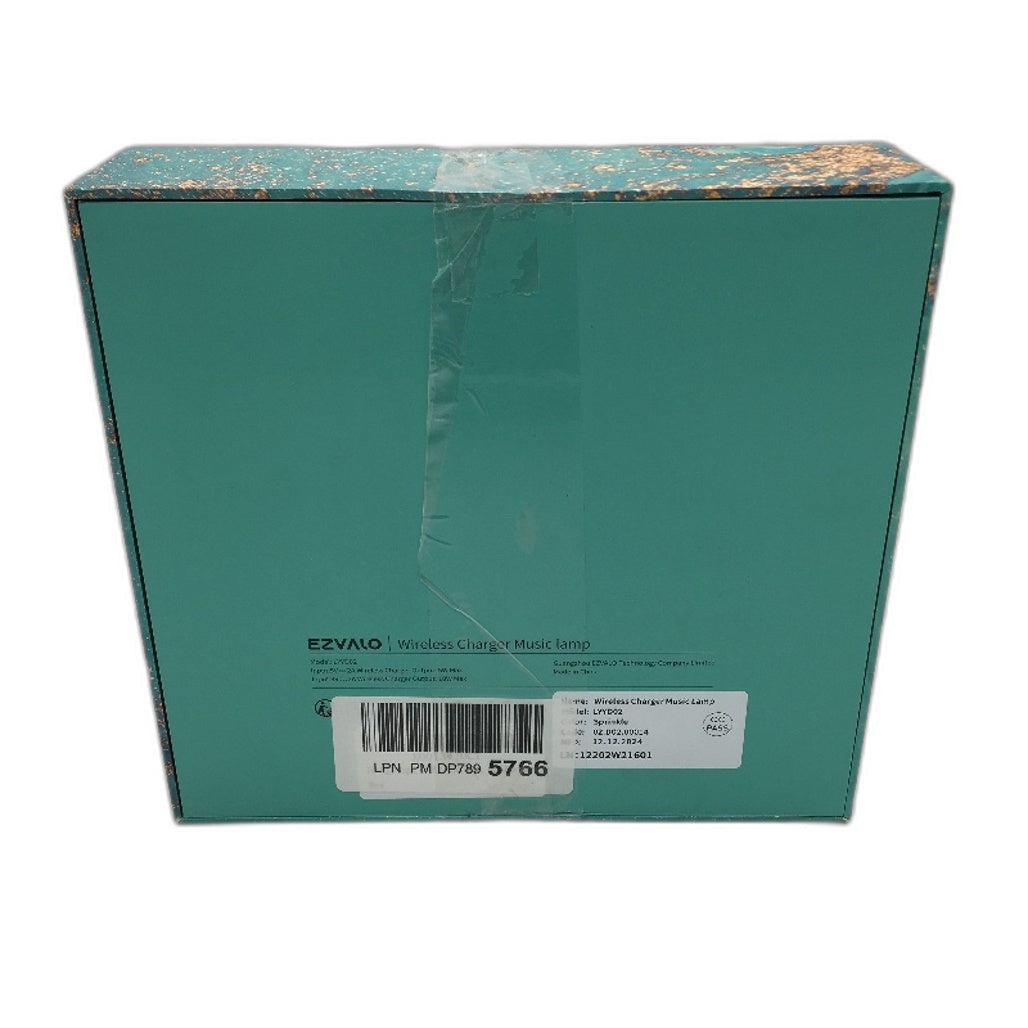 EZVALO Wireless Charger Bluetooth Speaker Lamp Dimmable LED Night Light Gift NEW