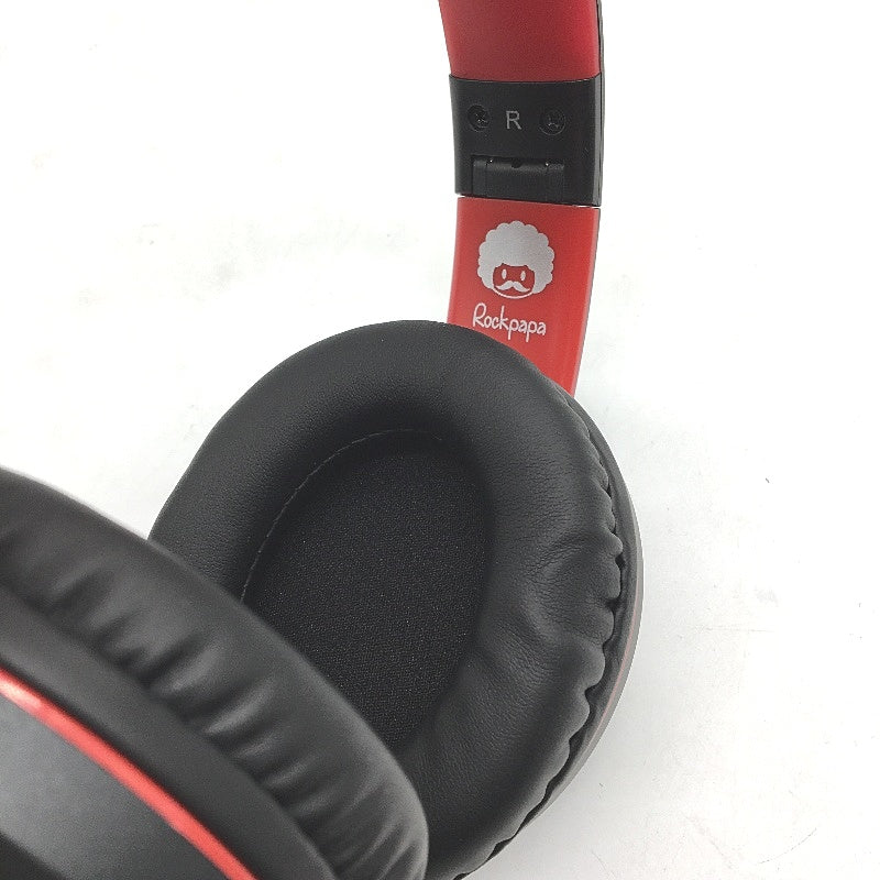 Rockpapa E7 Kids Wired Wireless Over Ear Foldable Headphones With Hard Case NEW