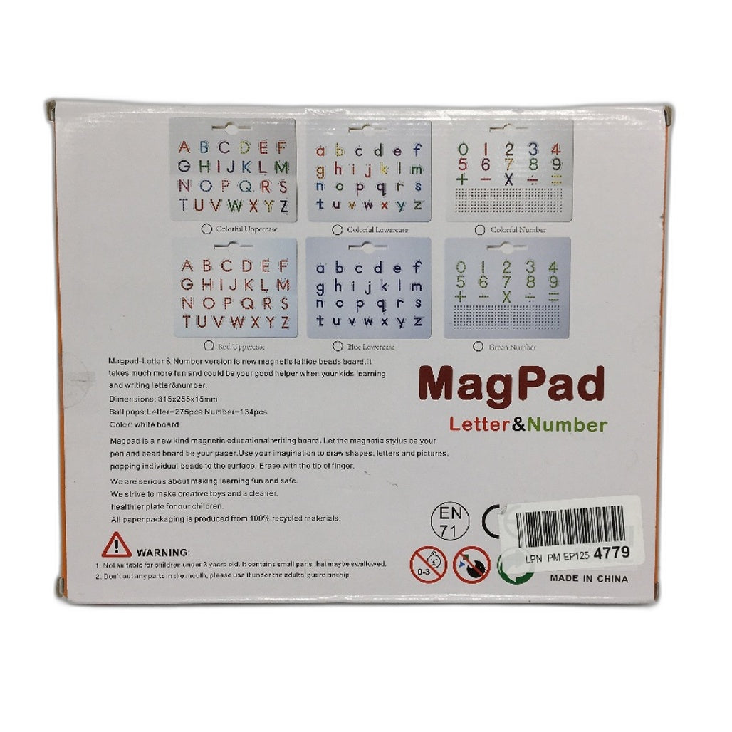 Magpad Magnetic ABC Alphabet Letters Learning Writing Board Educational Toy NEW