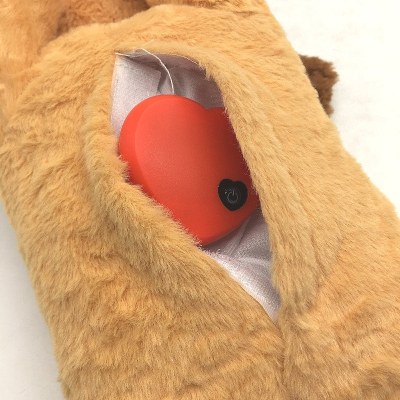 Plush Dog Toy With Heartbeats Pets Puppy Anxiety Relief Behavioral Therapy NEW