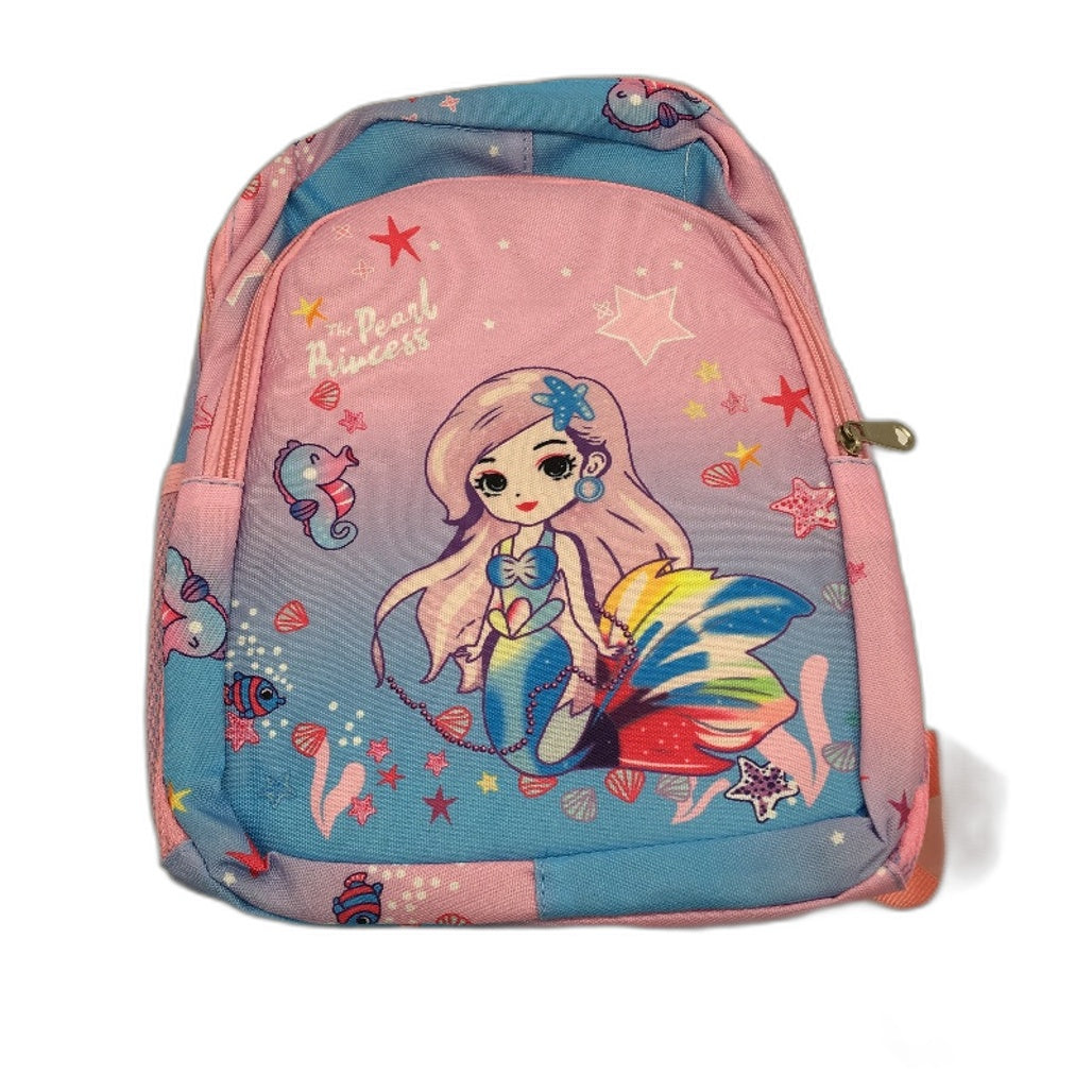 Small Preschool Backpack Pearl Princess Mermaid Kids School Bag Kindergarten NEW
