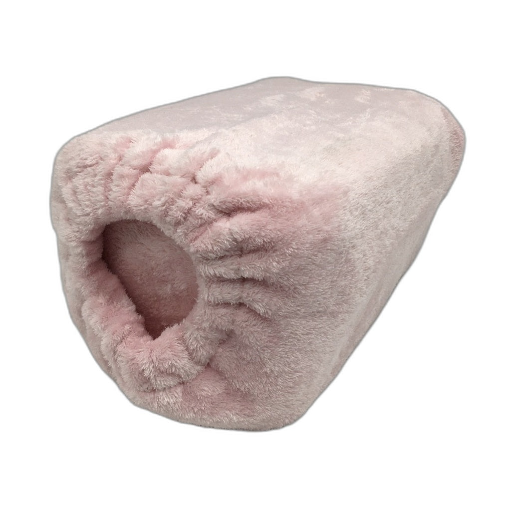 Super Soft Easy Care Pale Pink Washable Plush Ribbed Blanket SINGLE Size NEW