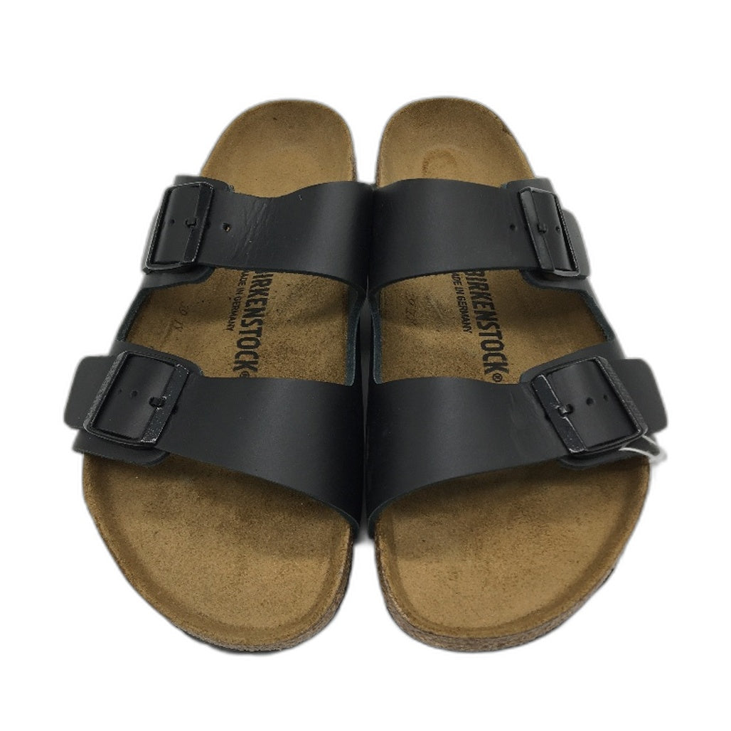 Birkenstock Classic Arizona Black Regular Fit 2 Strap Slides Mens 10 EU 43 NEW