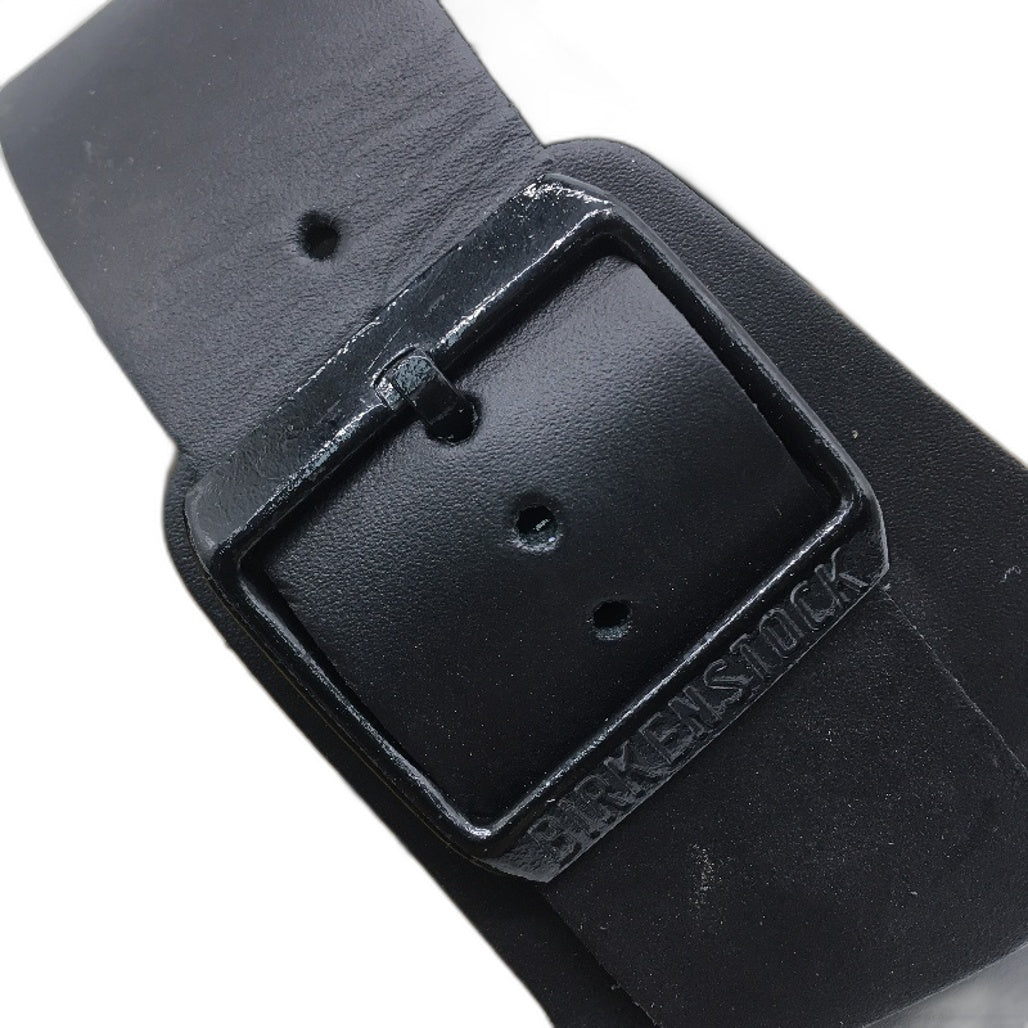 Birkenstock Classic Arizona BS Black Leather 2 Strap Slides Unisex 41 L10 M8 NEW