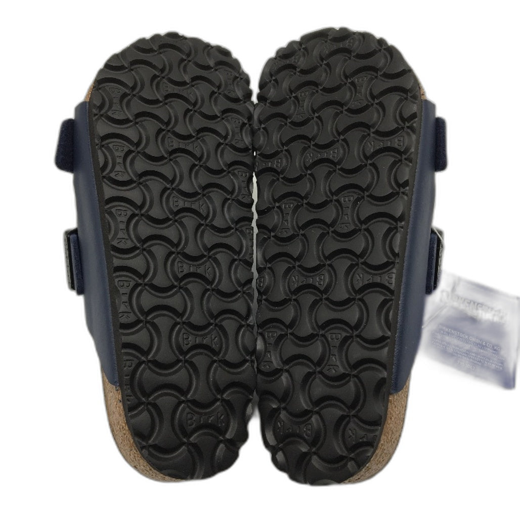 Birkenstock Classic Arizona Blue Regular Fit 2 Strap Slides Unisex 41 L10 M8 NEW