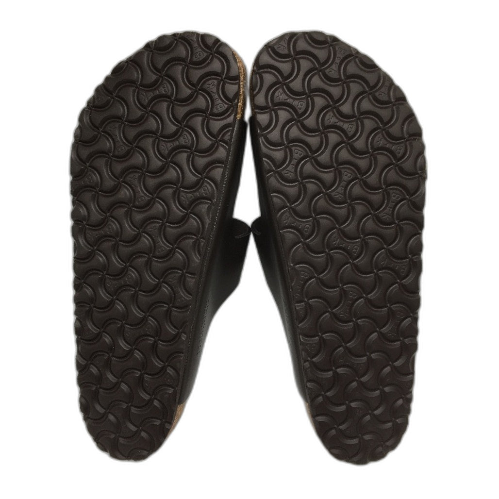 Birkenstock Arizona BS Dark Brown Regular Fit Leather Slides Mens 10 EU 43 NEW