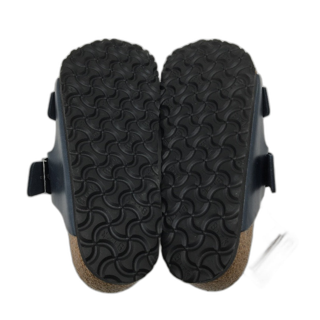 Birkenstock Classic Arizona Blue Regular Fit 2 Strap Slides Mens US 12 EU 45 NEW