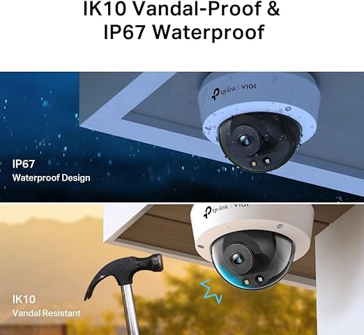 TP-LINK VIGI C240 4MP 4mm Full Colour Dome Network Security Camera NEW