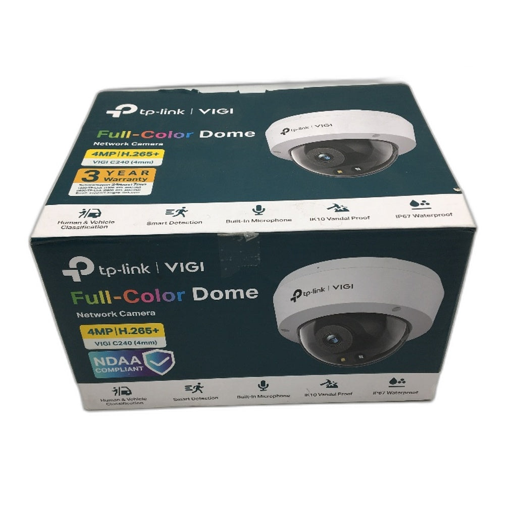 TP-LINK VIGI C240 4MP 4mm Full Colour Dome Network Security Camera NEW