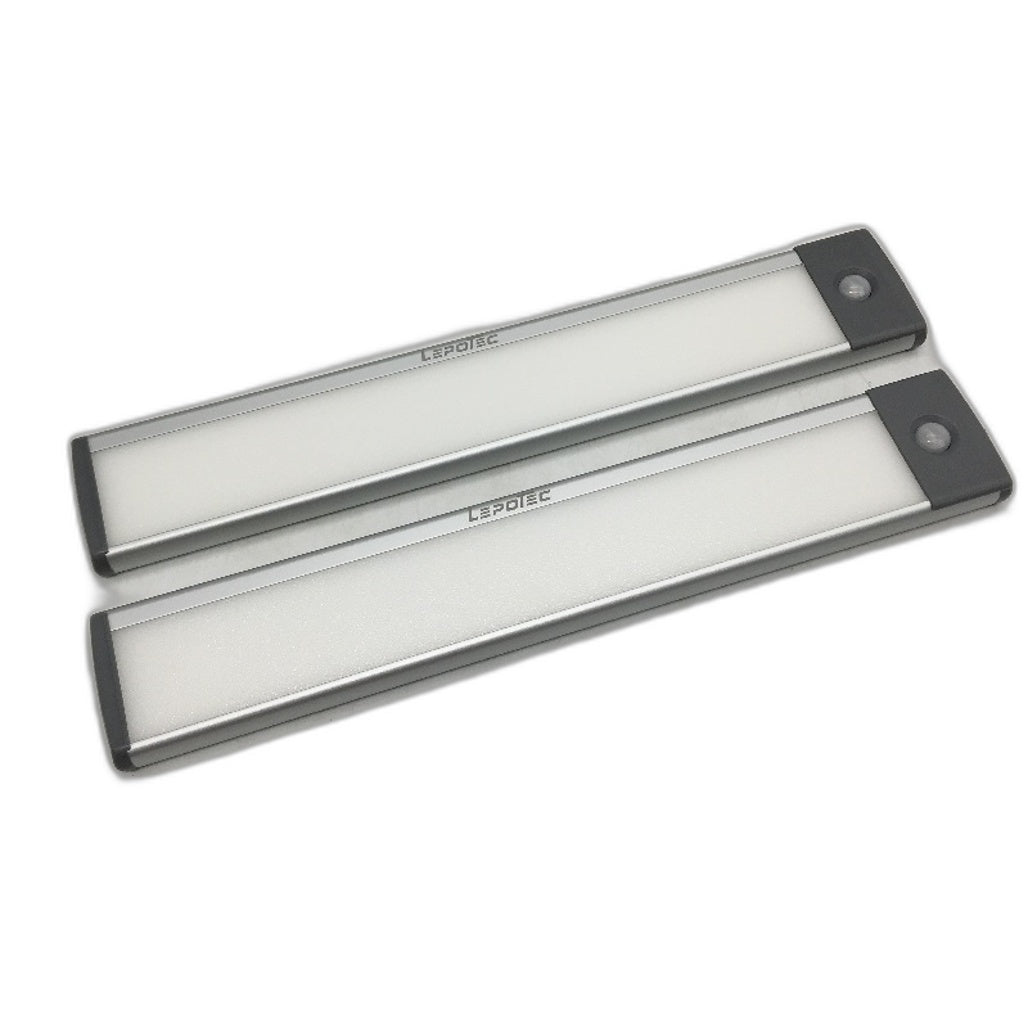 LepoTec 2 Pack 10 Inch Wireless Motion Sensor RGB 45 LED Light NEW