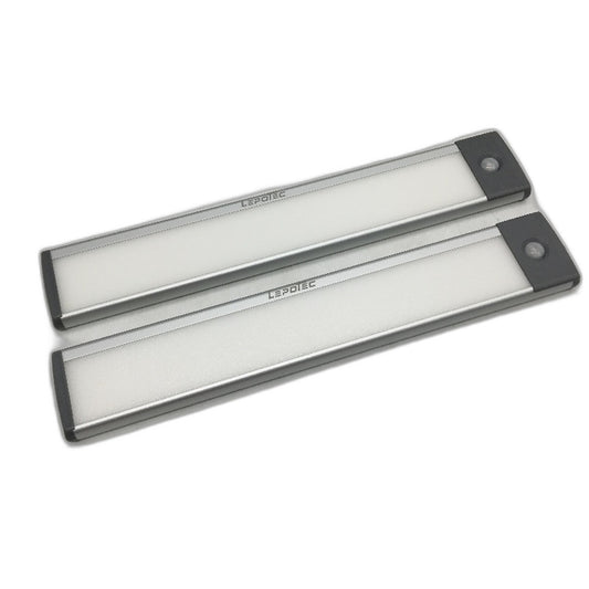 LepoTec 2 Pack 10 Inch Wireless Motion Sensor RGB 45 LED Light NEW