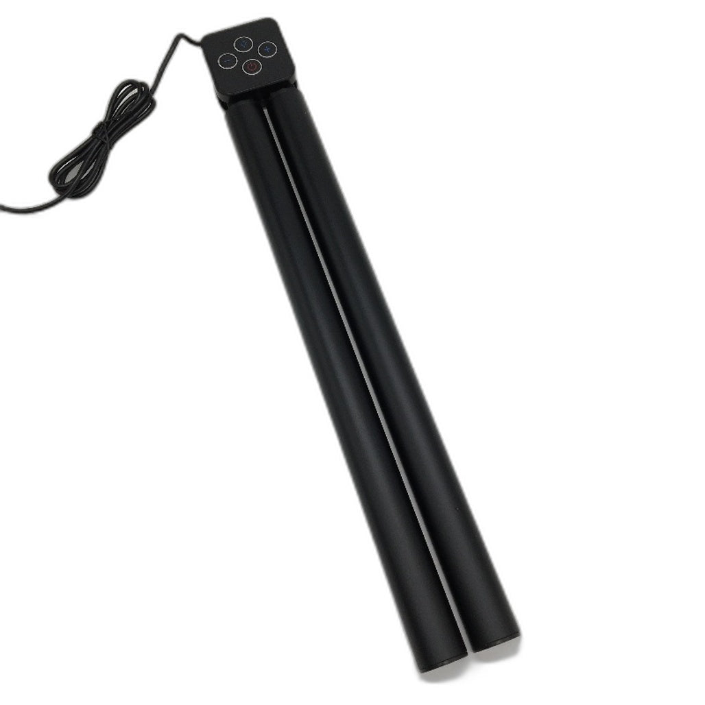 2700K-6500K 1000LMH 24W 50k Hour Length Double Head Desk Lamp in Black DEMO