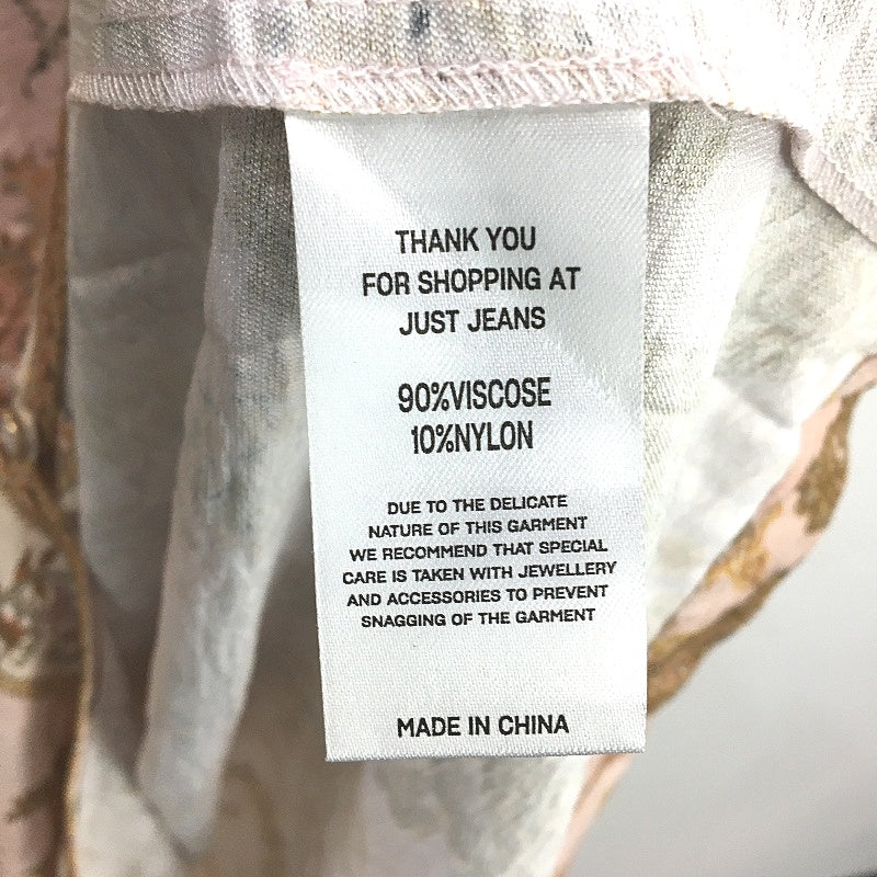 Just Jeans Lily Spliced Paisley Placement Midi Dress Ladies Size AU 8 NEW