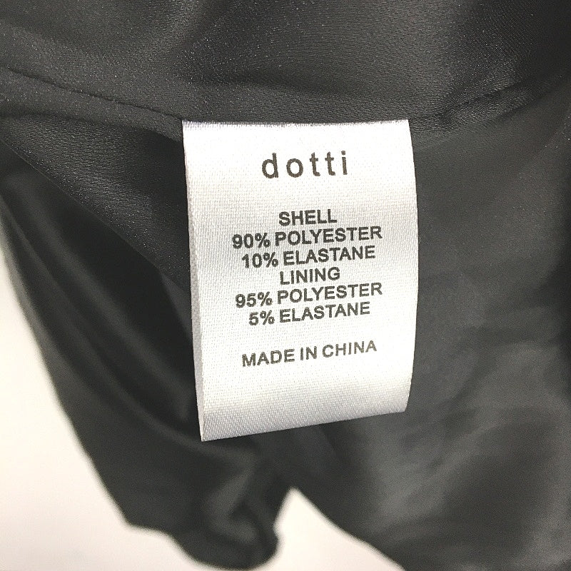 Dotti Britta Mini Pini Black Velvet Sleeveless Dress Ladies Size AU 16 NEW
