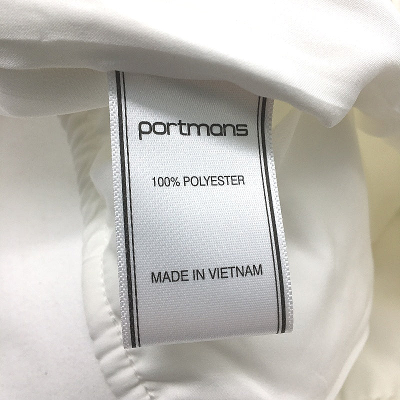 Portmans Tribeca Wide Leg Textured Just White Pants Ladies Size AU 12 Petite NEW