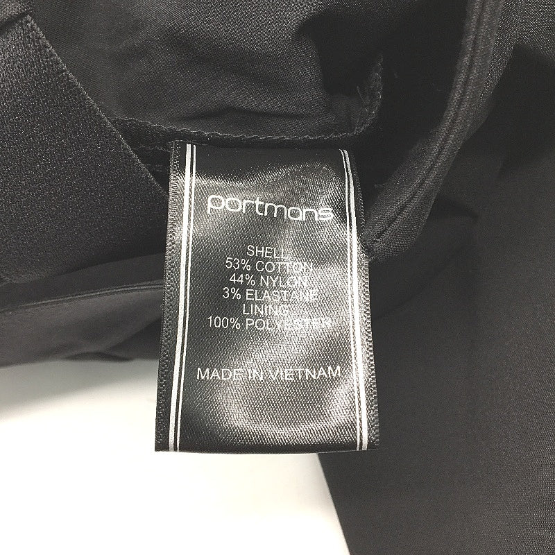 Portmans Easy Does It Tapered Elastic Black Work Pants Ladies Size AU 12 NEW