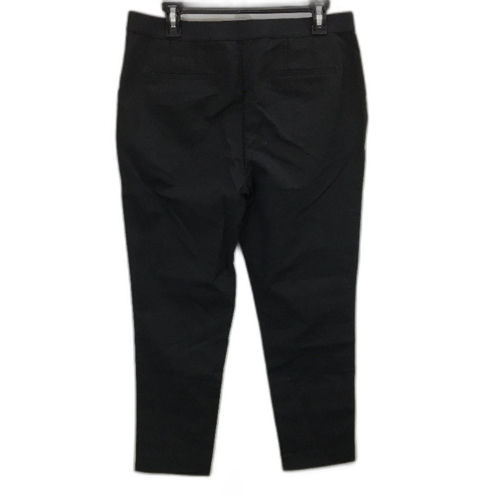 Portmans Easy Does It Tapered Elastic Black Work Pant Ladies Sz AU 12 Petite NEW