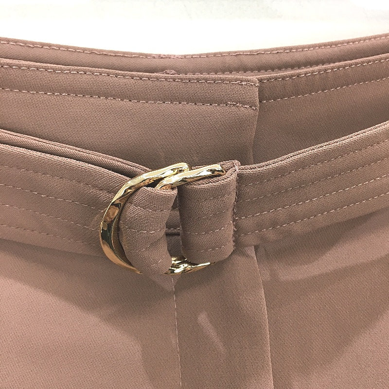 Portmans In Vogue Deep Taupe Belted Wide Leg Pants Ladies Size AU 16 NEW