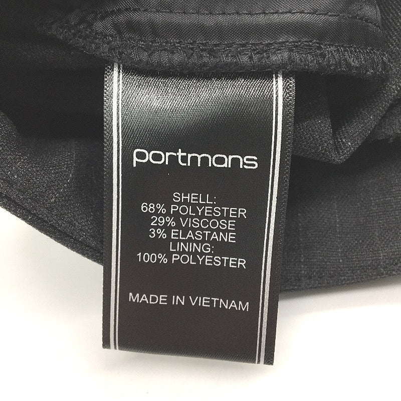 Portmans Bonnie Straight Leg Pinstripe Ponte Pants Ladies Size AU 18 NEW