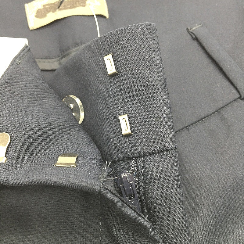 Jacqui.E Grace Straight Full Length Navy 80cm InLeg Pants Ladies Size AU 16 NEW