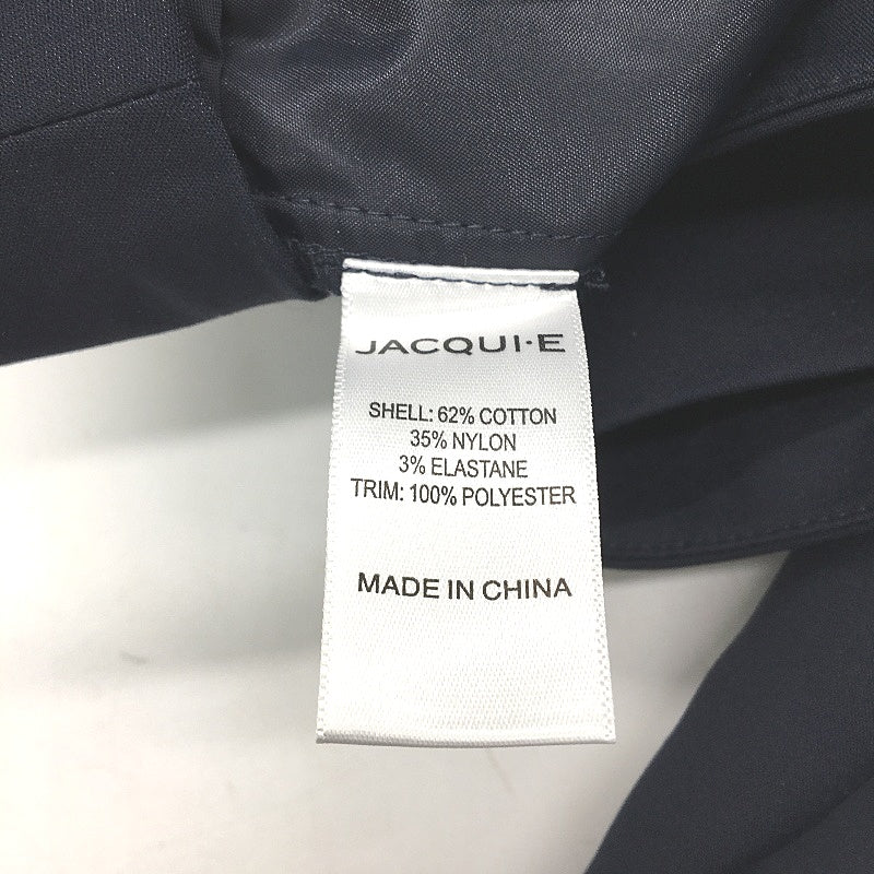 Jacqui.E Grace Straight Full Length Navy Blue Pants Ladies Size AU 20+ Curve NEW