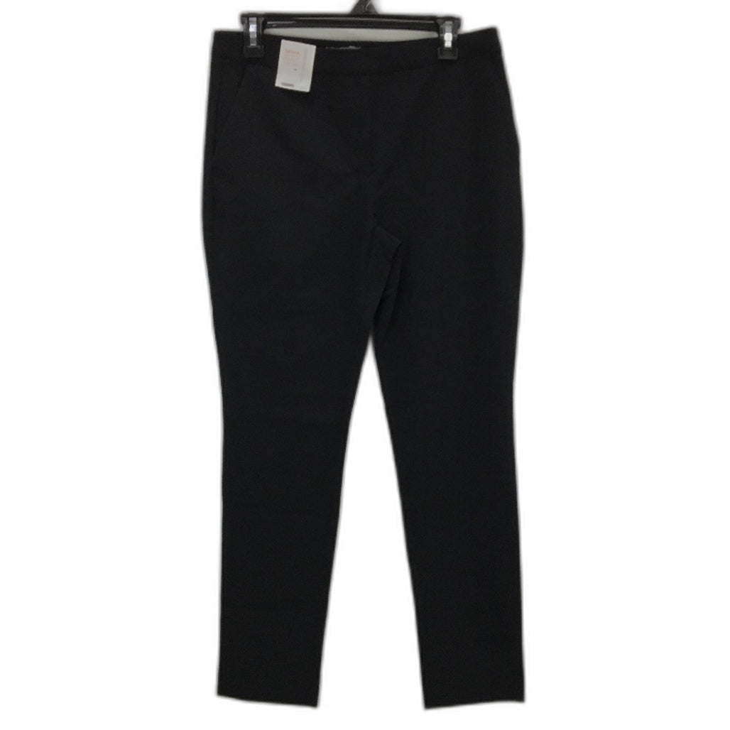 Jacqui.E Sasha Full Length Slim Fit Black 66cm InLeg Pants Ladies Size AU 10 NEW