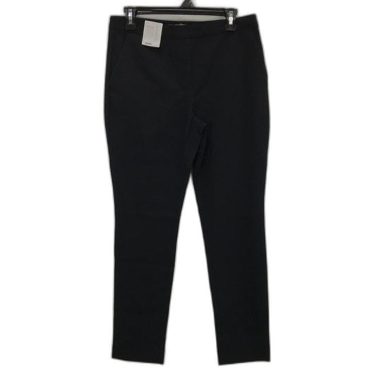 Jacqui.E Sasha Full Length Slim Fit Black 66cm InLeg Pants Ladies Size AU 10 NEW