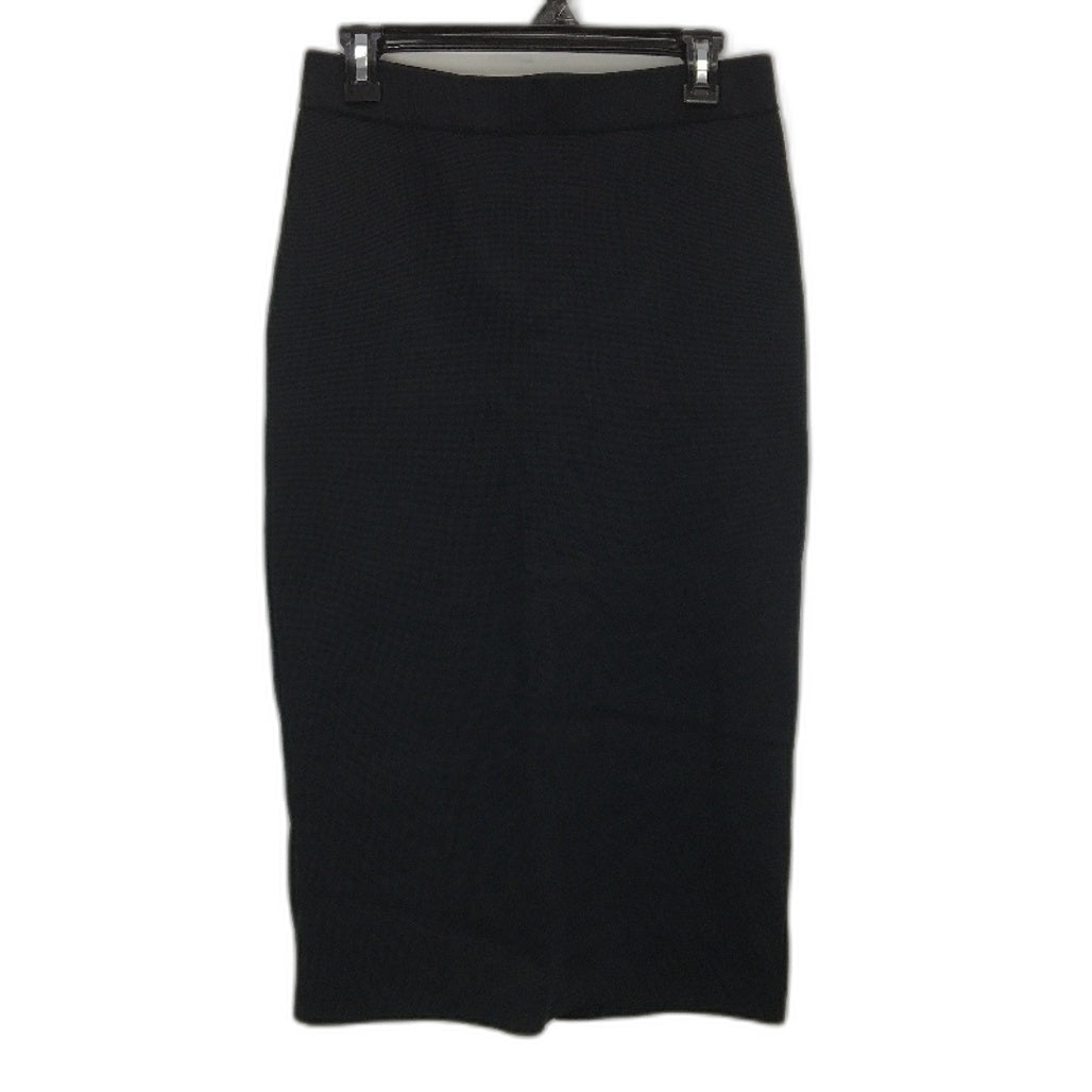 Portmans Rhiannon Knitted Milano Black Midi Skirt Ladies Size Medium NEW