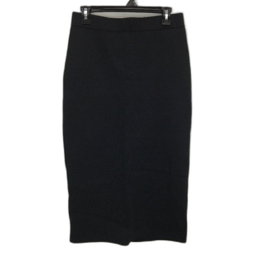 Portmans Rhiannon Knitted Milano Black Midi Skirt Ladies Size Medium NEW