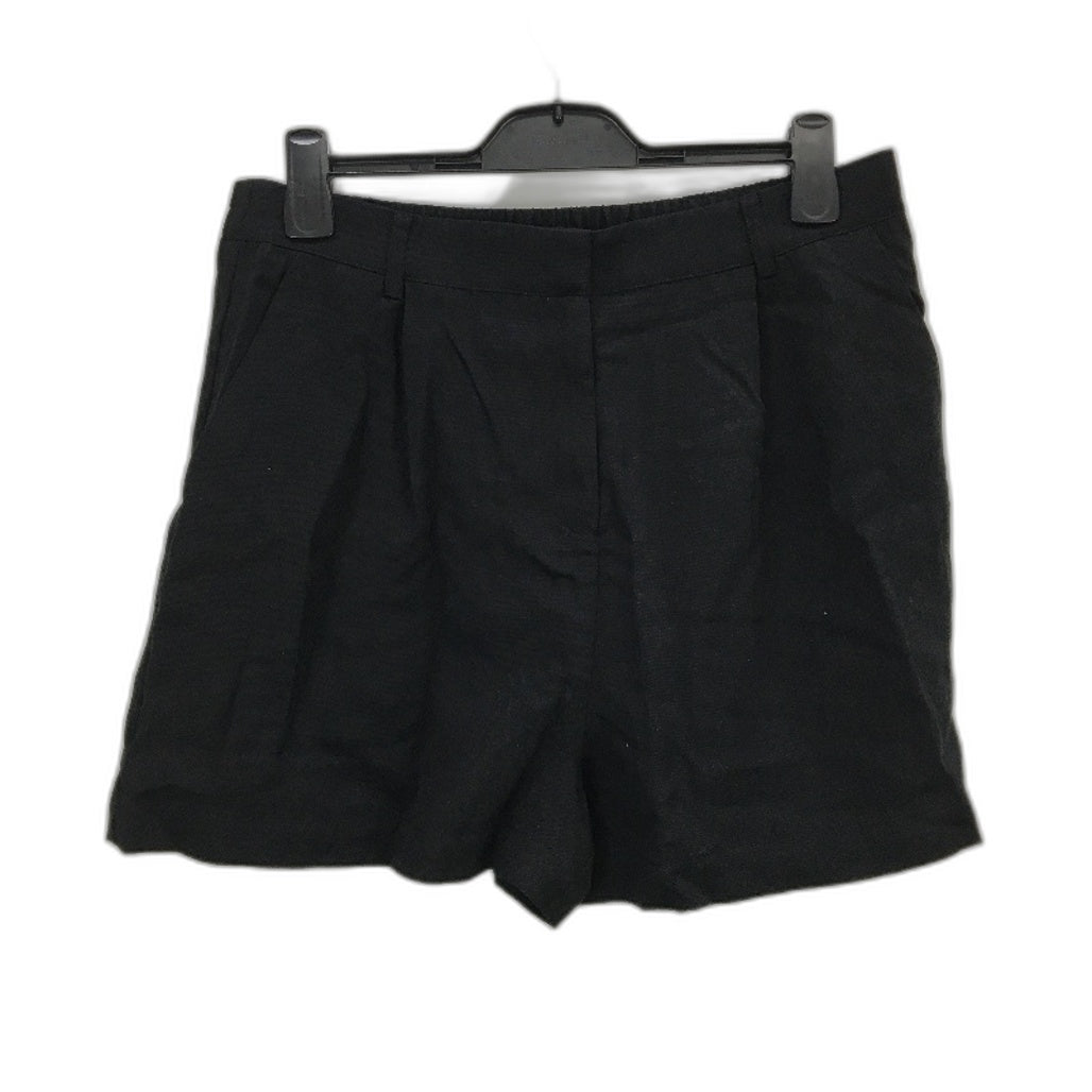 Dotti Cheska Tailored Stretch Waistband Black Shorts Ladies Size AU 16 NEW