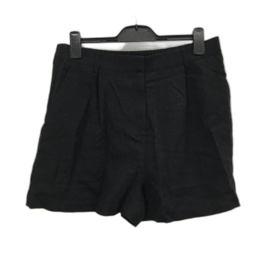 Dotti Cheska Tailored Stretch Waistband Black Shorts Ladies Size AU 16 NEW