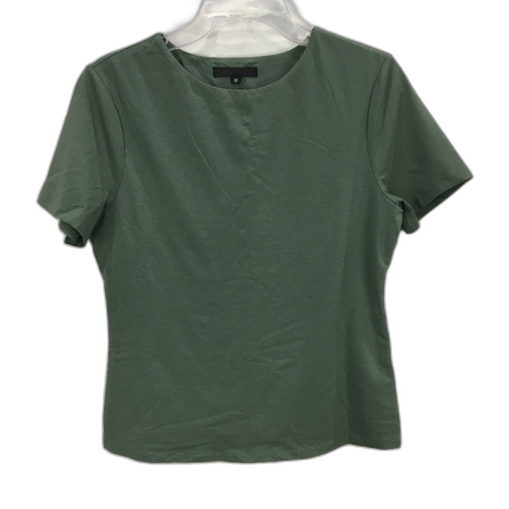 Portmans Soft Touch Olive Green Plain Tee Shirt Ladies Size Medium NEW