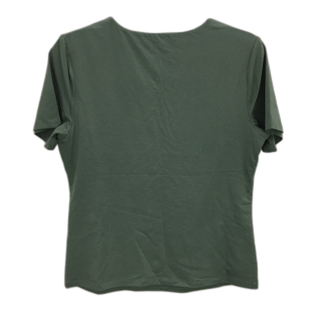Portmans Soft Touch Olive Green Plain Tee Shirt Ladies Size Medium NEW