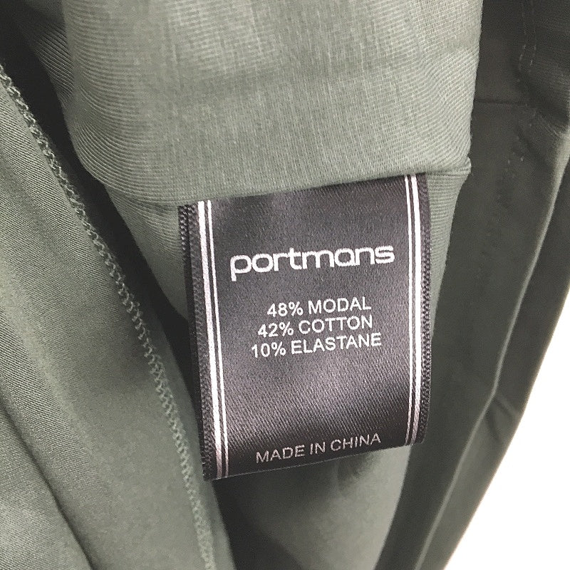 Portmans Soft Touch Olive Green Plain Tee Shirt Ladies Size Medium NEW