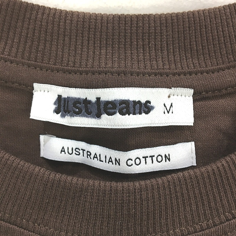 Just Jeans Everyday Regular Bitter Chocolate Cotton Tee Ladies Size Medium NEW