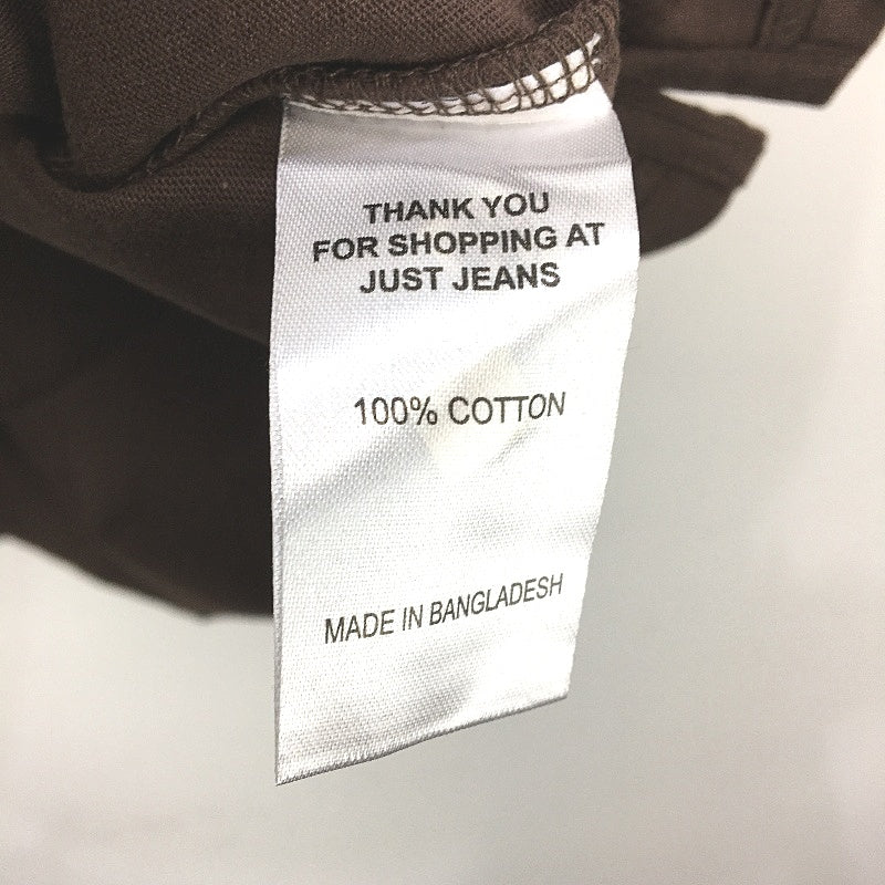 Just Jeans Everyday Regular Bitter Chocolate Cotton Tee Ladies Size Medium NEW