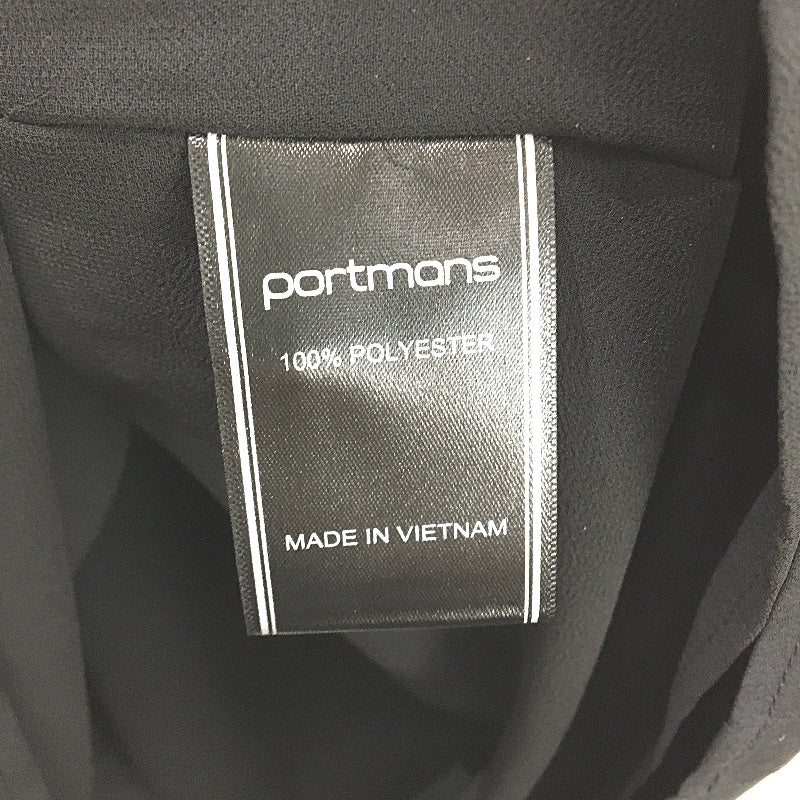 Portmans Daria Shell Black Short Sleeve Top Ladies Size AU 16+ Curve NEW