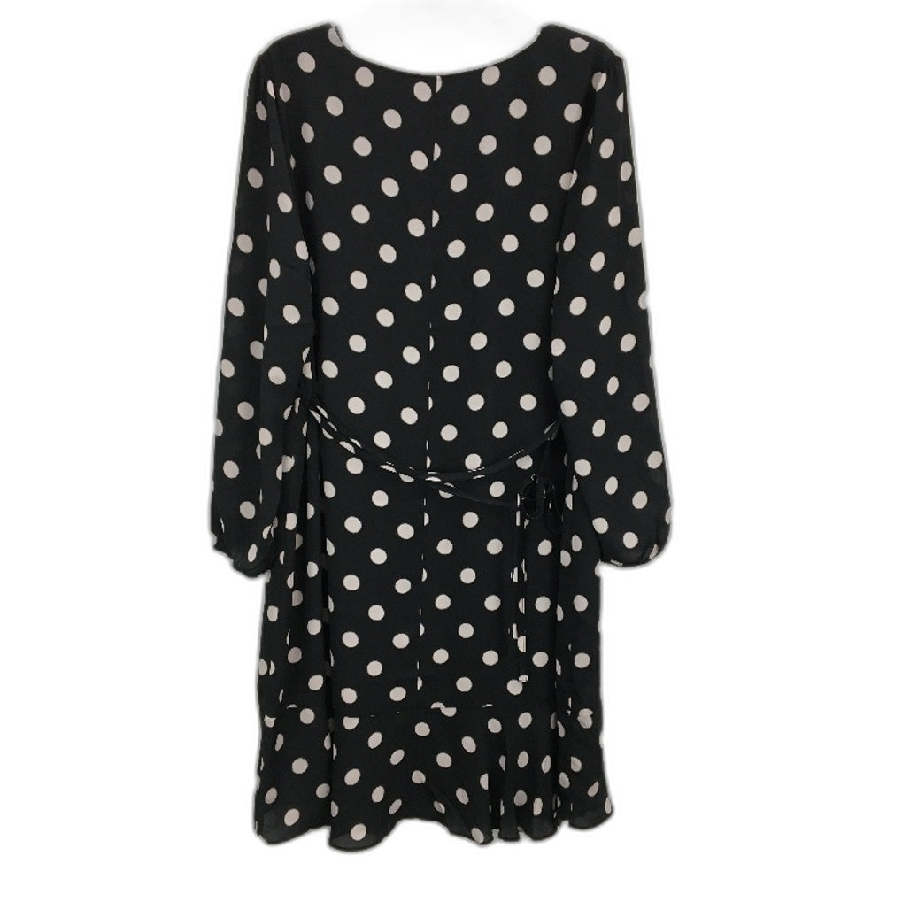 Jacqui.E Caroline V Neck Polka Dot Tunic Dress Ladies Size AU 16 NEW