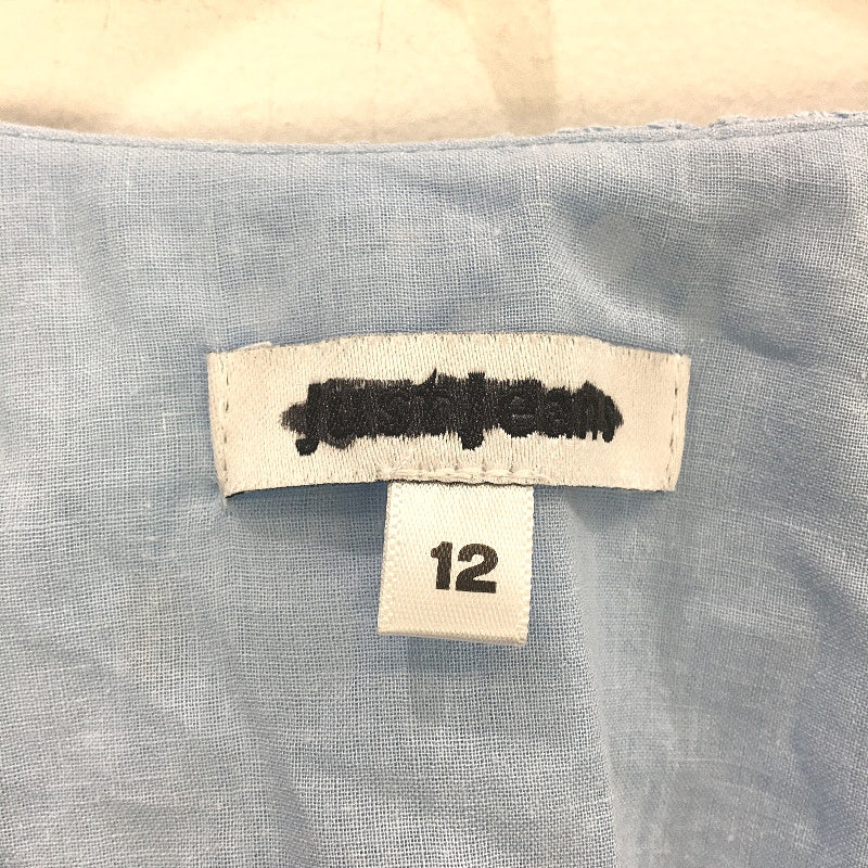 Just Jeans Willow Breeze Blue Side Tie Wrap Top Ladies Size AU 12 NEW