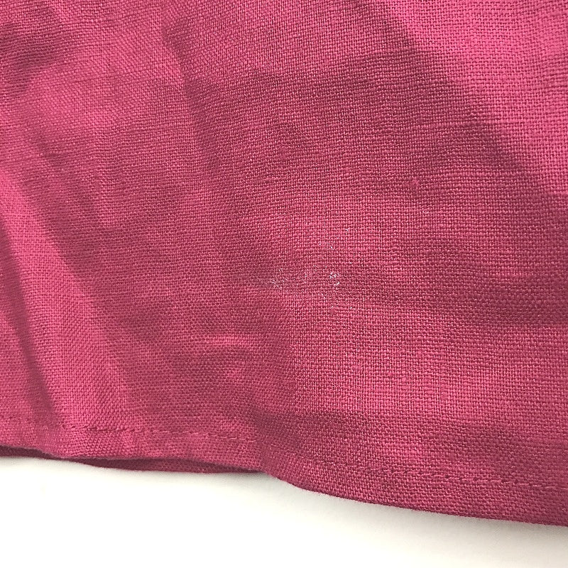 Jacqui.E Lara Linen Knee Length Raspberry Red Dress Ladies Size AUS 8 NEW